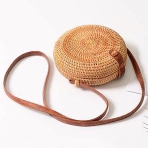 Rattan Cross Body Bag